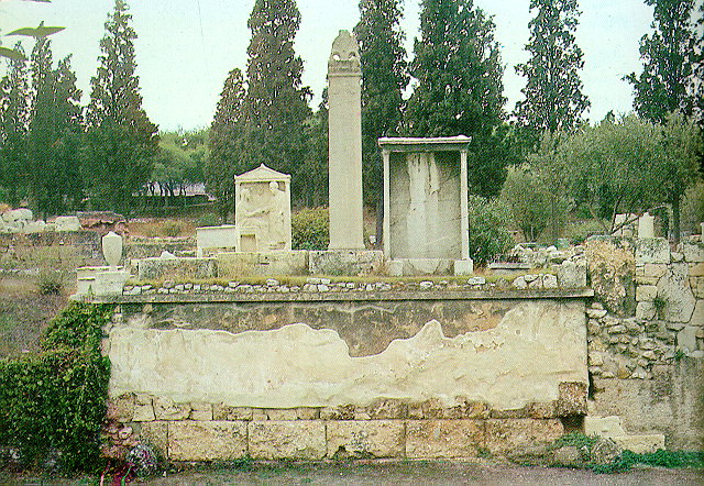 Archaeological site of Kerameikos - Kerameikos was named after the community of the potters (kerameis) who occupied the whole area along the banks of river Eridanos. The walls of Athens, which were constructed in the 5th century B.C. by Themistocles, divided the area into two sections, the